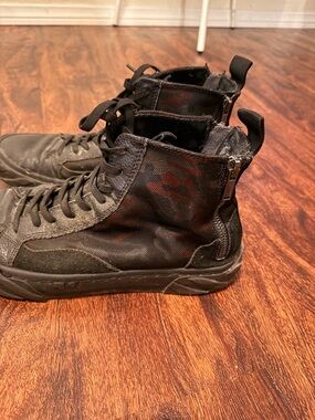 Karl Lagerfeld 10.5 Leather/Textile Camo,